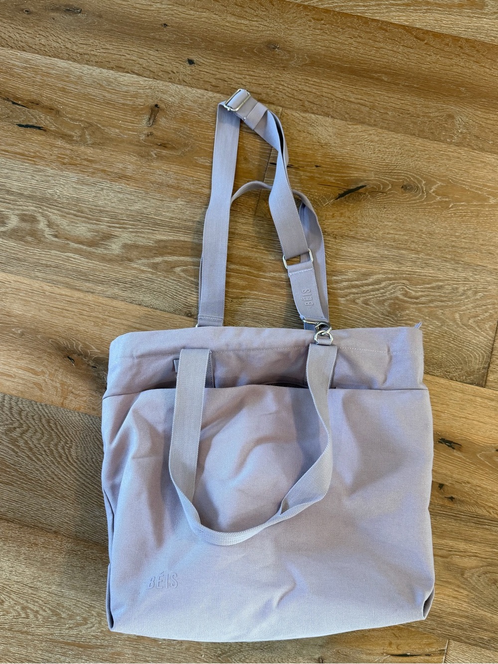 BEIS Limited Edition Utility Tote Lavender Travel Bag